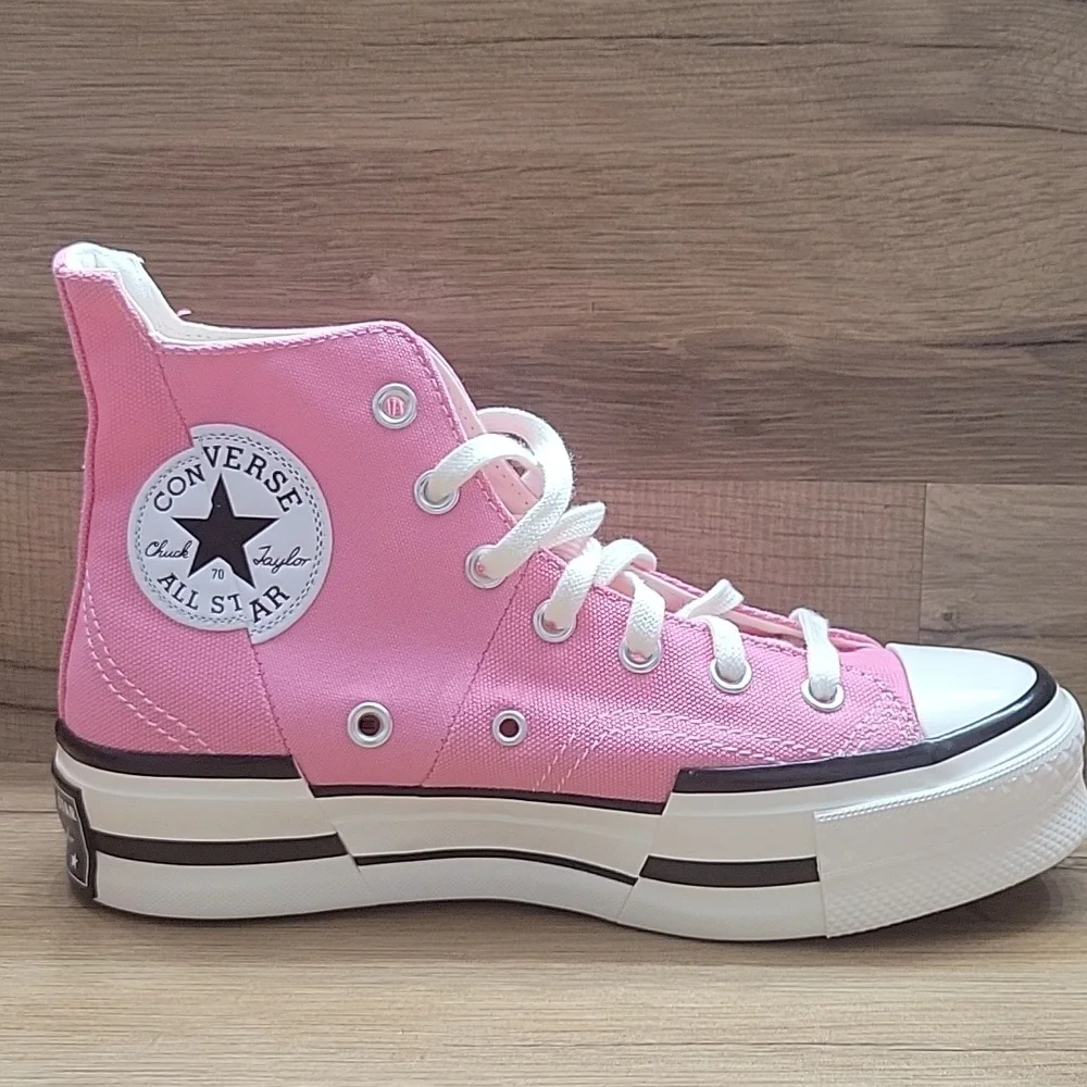 Converse Women's Pink Canvas High-Tops